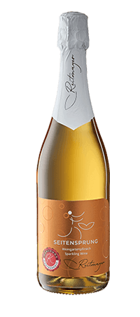Flaschenbild Seitensprung – Sparkling vom Weingartenpfirsich