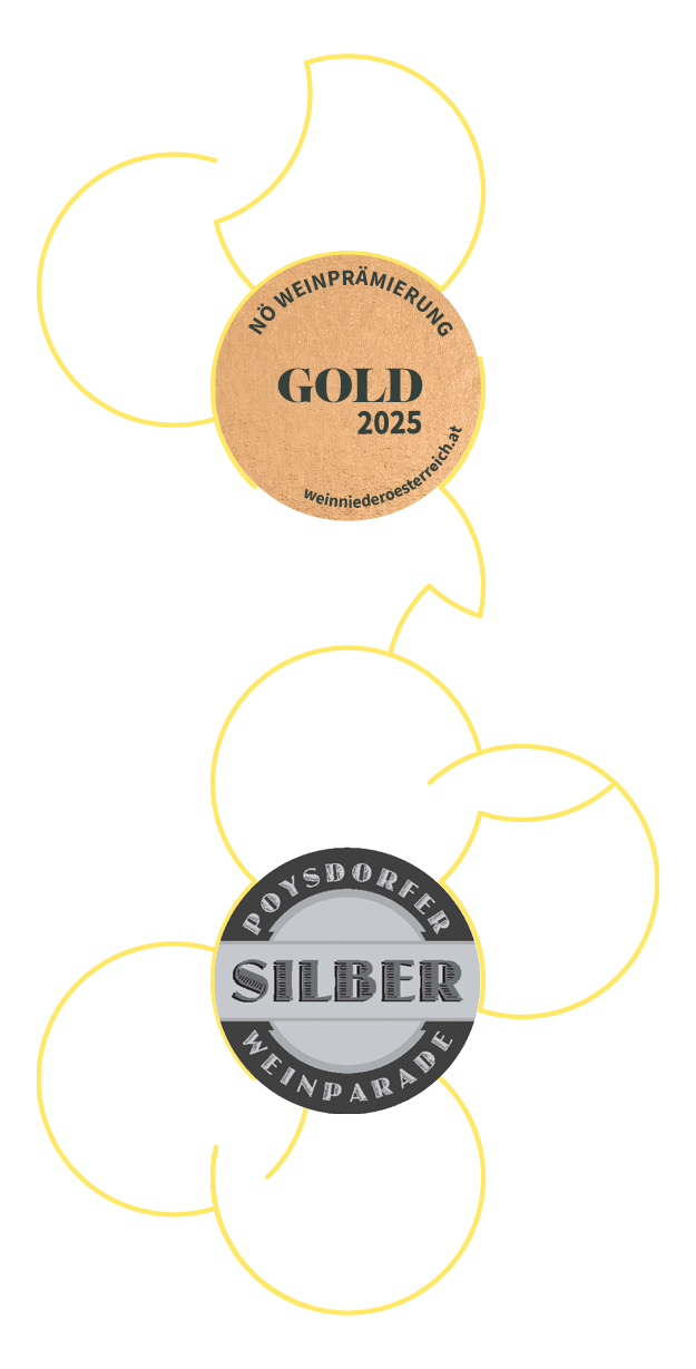 Gelber Muskateller Calypso 2024 GOLD – NÖ Landesweinprämierung SIlBER – Weinparade Poysdorf