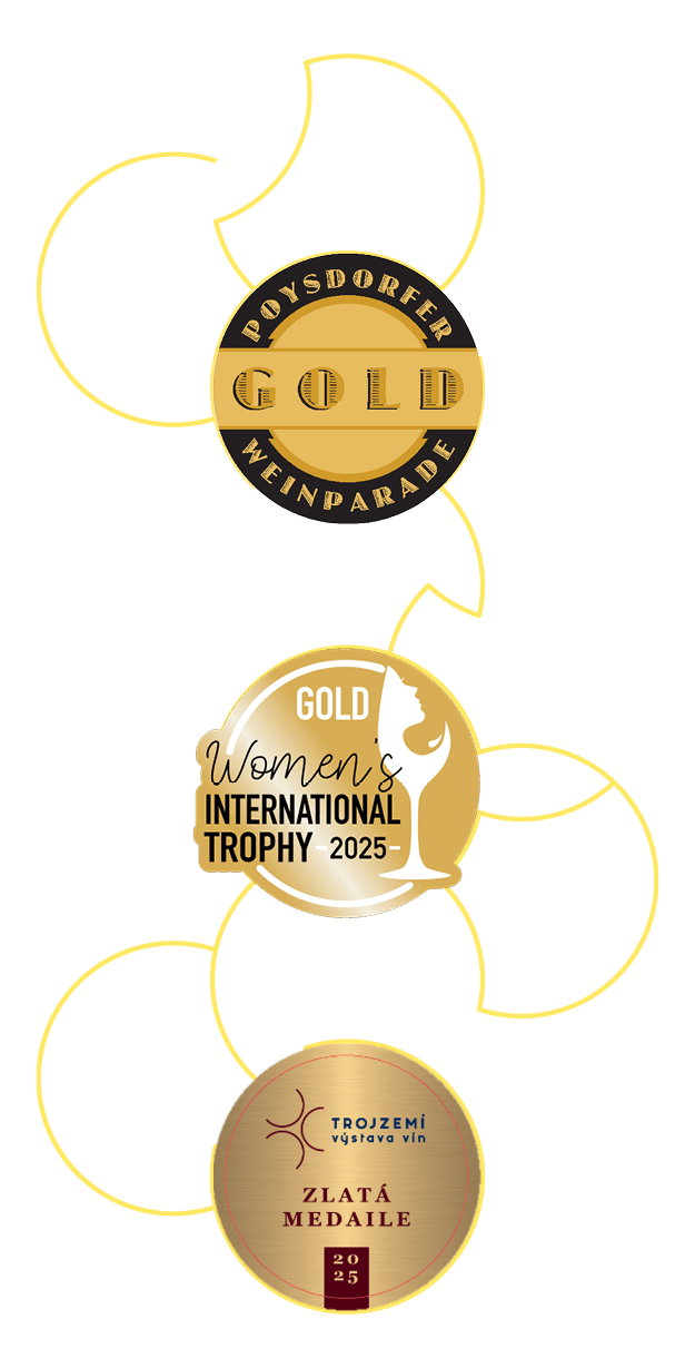 Sparkling Wine Red Petticoat 2024 GOLD – Women´s International Trophy GOLD – Weinausstellung Dreiländereck A/CZ/SK GOLD – Weinparade Poysdorf